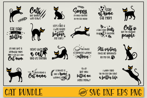 Cat Bundle9 Funny Quotes for Beer Coaste Graphics and Crafts Review