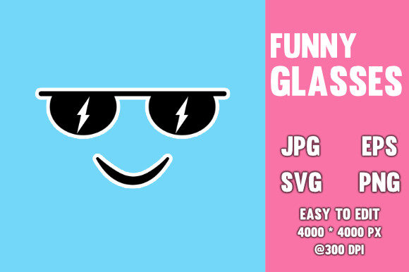 Funny and Smiling Glasses Face Review for Real Embroidery