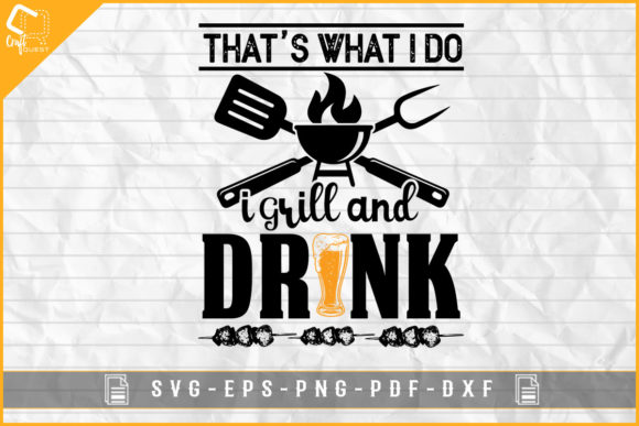 Funny BBQ and Grill Lover T-shirt Design for Graphics & Crafts