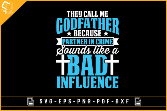 Funny Godfather Lover Sublimation Design Graphics and Crafts