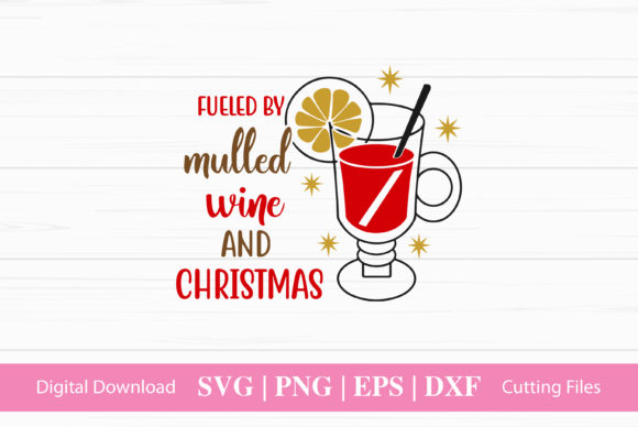 Funny Wine and Christmas Graphics for Crafts