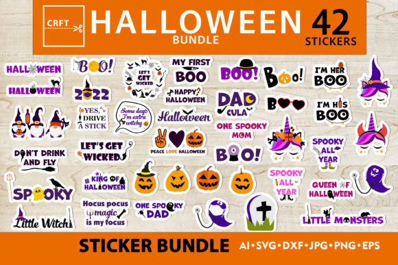 Halloween Craft Bundle SVG Files for DIY