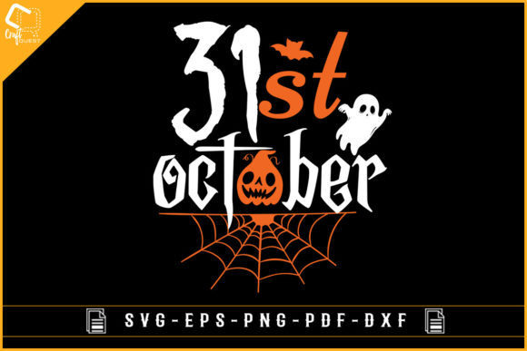 Halloween T-shirt Design 31 October Svg for Graphics and Crafts
