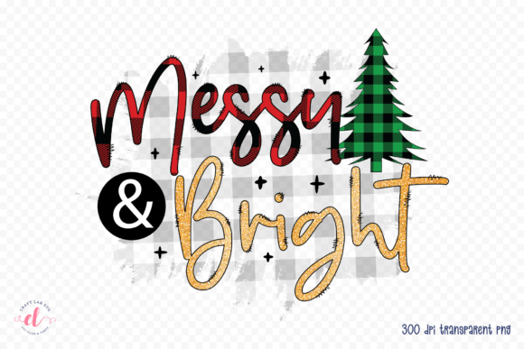 Messy Bright PNG Funny Christmas PNG for Graphics and Crafts