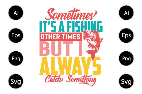 Retro Fishing T Shirt Design, Funny Fish Graphics for Crafts